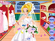 Winx Stella Wedding Shopping game screenshot, the fairy Stella shopping for wedding items, time-management game, hidden object game, Play Winx Game Free