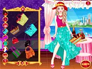 Baby Honeymoon Day Dress Up free online game on PlayArcadeHub, dressing a pretty newlywed in fancy clothes and sparkling jewelry for her honeymoon