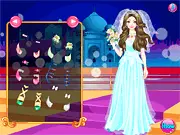 Ellie's Dream Wedding free online game on PlayArcadeHub, helping Ellie choose her perfect wedding dress and design the ceremony