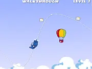 Airmail Steep Dive game screenshot, free online plane flying game, aircraft collecting mail on a steep course