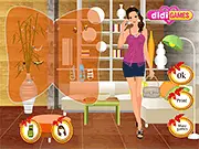 Bows on Clothes free online dressup game, girl wearing a stylish dress with bow adornments