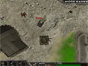 Tank Storm 3 game screenshot, a battle tank engaging enemy forces, action shooter game, war game, Play Free Tank Game