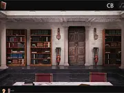 Free online point and click escape game thumbnail set in an ancient, dimly lit library in Alexandria with books and mysterious objects.
