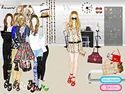 Early Summer Flower Fashion online free dress-up game styling floral clothes
