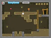 Shotfirer free online puzzle game explore Kruft's Old Mine collect diamonds and blow up walls