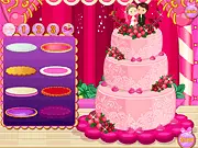 Realistic Wedding Cake Decorator free online design game 3 layered cake icing PlayArcadeHub