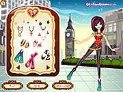 London Love Affair free online dress-up game, couple fashion styling on PlayArcadeHub