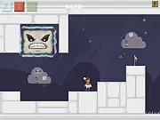 The Triplicates FURY Agents free action platformer game, three secret agents running through a trap-filled level on PlayArcadeHub