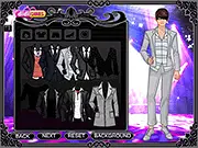 The Queen's Party free online dress up game featuring a young couple wearing elegant royal attire for a formal event