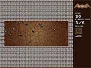 Pew Pew Spooky Tower free online tower defense game, play spooky tower defense, rescue teddy bear game