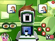 Ben 10 Eye Doctor game, Ben 10 receiving eye surgery, doctor simulation game, Ben Tennyson