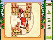 Mahjongg Memory free online puzzle game with face-down mahjongg tiles for a memory challenge