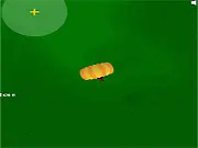 Para Jumper free online game screenshot showing a skydiver in a parachute descending toward a designated target landing zone