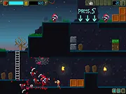 Cemetery Guard free online defense shooter game tiny cop defends cemetery against ghouls
