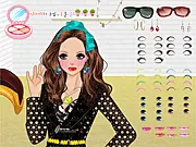 TaoGongLiuLu Makeup Edition game screenshot, free online makeup and dress up, beauty stylist game on PlayArcadeHub