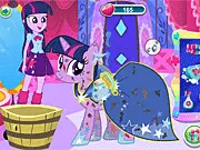 Messy Twilight Sparkle free online clean up and makeover game on PlayArcadeHub