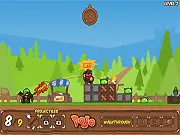 Play Bobby Da Arrow free online defense game shooting arrows at goblin hordes in Alreo