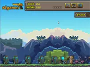 King of Tribal War strategy game screenshot, primitive tribe battle online, free RTS game, warriors fighting for their kingdom, tribal conquest game