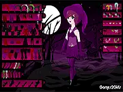 Dressup Witch free online girl game, customizing a magical outfit, witch fashion game on PlayArcadeHub, selecting dresses and hats.