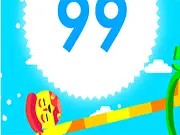 Play Hiccup or Die! free online game on PlayArcadeHub, climbing a scarf to heaven, platformer game.