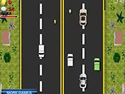 Play Police Car Chase Online free driving game, intense arcade game avoiding traffic and collecting upgrades on PlayArcadeHub