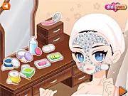 Anne's Carousel free dress up and makeover game screenshot with playful clothes on PlayArcadeHub