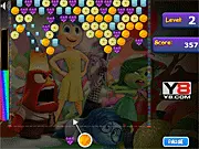 The emotions from Inside Out in the free online Candy Shooter bubble popping game