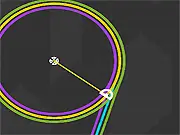 One More Line online skill game, free one-button arcade game, space disco timing game, play One More Line