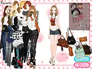 Two female friends in stylish but messy clothes after a mountain picnic in the Picnic Return dress up game