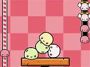 Mochi Stacker game screenshot, Play Mochi Stacker online free, Rock-Paper-Scissors defense game