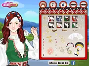 Norwegian Girl Makeup free online game featuring traditional Norwegian clothes