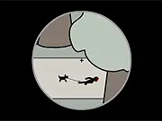 Scope: First Blood free online sniper game aiming down the scope at a target