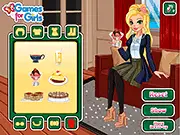 Fashion editor Alice ready to visit a French pâtisserie in a stylish, graceful outfit, from the free online dress up game