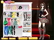 Free online game Fashion Show Dressup model with stylish clothes on the catwalk