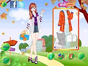 Gameplay screenshot of New Season Key Pieces, a free online dress-up game showing character Mary trying on trendy winter clothes.