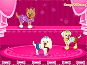 Play Celebrity Dog Dressup online free game, style pets, fashion game