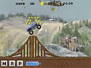 Monster Truck Revolution free game online. Monster truck smashing cars and avoiding military helicopter bombs.