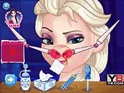 Ice Princess Nose Doctor online game. Using medical tools to treat the Ice Princess's nose.