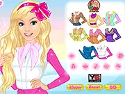 Female character wearing a cozy and stylish outfit, ready for the winter holidays in the dress up game