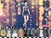Modern Stage Fashion Show free online game. Top models preparing backstage for the modern-themed runway show.