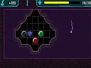 Planets Gone Rogue space strategy game screenshot showing planets firing turrets and shields during a galactic battle