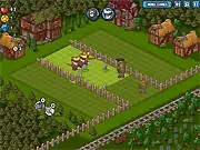 Last Town strategy game screenshot, mayor character defending a small village against zombies and witches