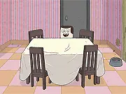 Screenshot of Clarence's Amazing Day Out game, showing Clarence playing one of the mini-games, free online arcade game.