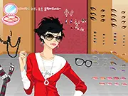 Screenshot of Maybelline Pastel Beauty game showing a model with soft pastel makeup and light-colored hair
