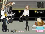 The New Commuter Style free online game screenshot, simple and clean fashion dress up, modern professional style game
