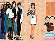 Red Carpet Star Agent Dress Up game screenshot, free online banquet fashion game, celebrity style challenge on PlayArcadeHub