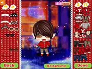 Christmas Dwarves free online game, Molly and Sean dress up, festive holiday styling game