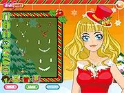 Xmas Party Style free online game screenshot, New Year party dress up, festive fashion game
