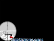 Gangster Revenge game screen showing a character aiming a weapon at criminal targets in an intense, mission-based shooting game