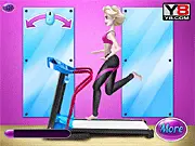 Elsa Gym Session free online game on PlayArcadeHub. Fitness training and dress up game.